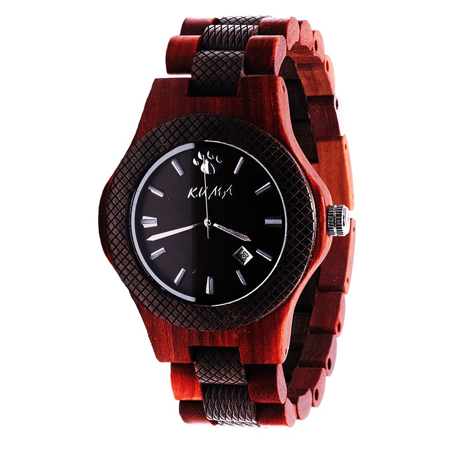 Montre wild en online bois